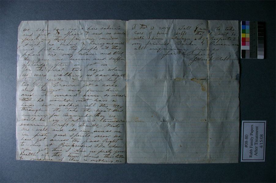 John W. Rabb Letter to Dear Brother Image 16