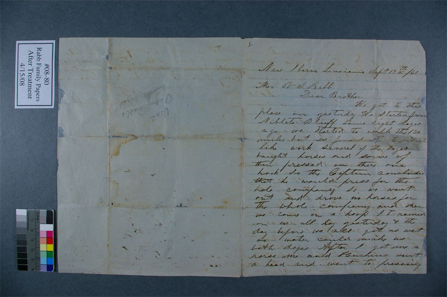 John W. Rabb Letter to Dear Brother Image 13