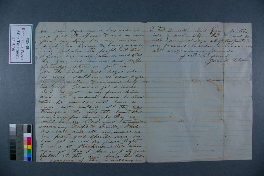 John W. Rabb Letter to Dear Brother Image 14