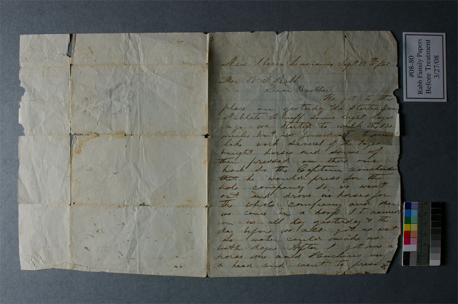 John W. Rabb Letter to Dear Brother Image 3