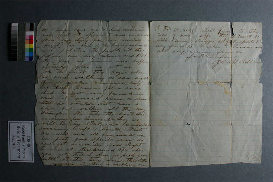 John W. Rabb Letter to Dear Brother Image 4