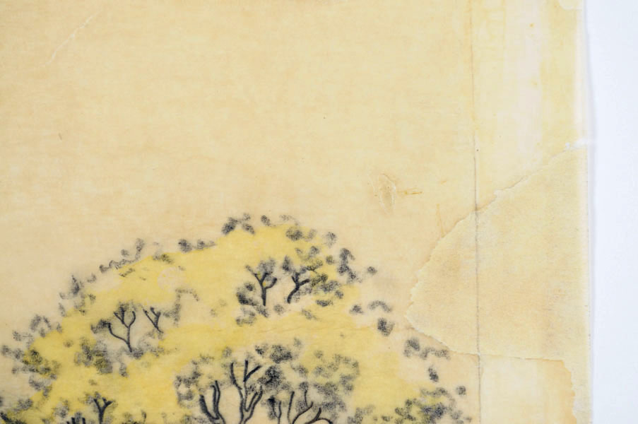 Detail, Toned and inpainted fill