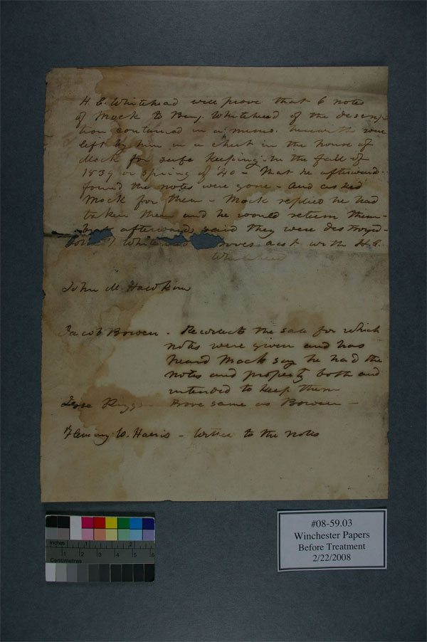Winchester Family Papers Image 1